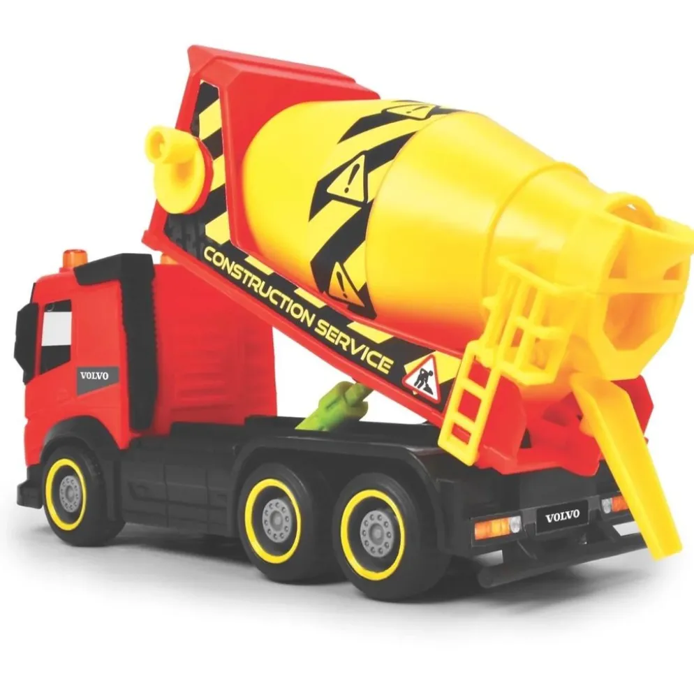 City Truck - Betongbil - Röd - Volvo - Dickie Toys - 19 cm