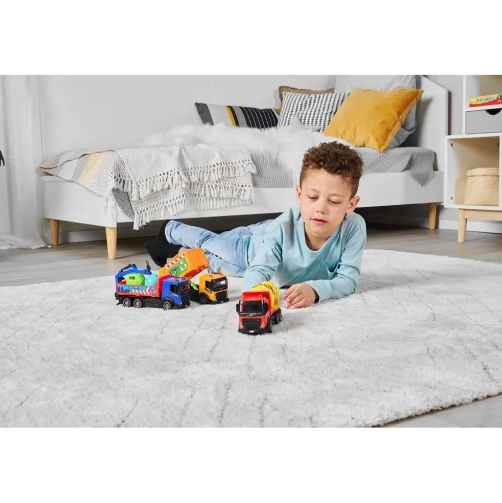 City Truck - Betongbil - Röd - Volvo - Dickie Toys - 19 cm