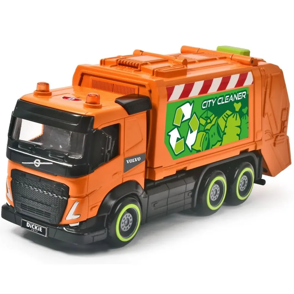 City Truck - Sopbil - Volvo - Dickie Toys - 22 cm