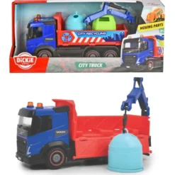 City Truck - Återvinningsbil - Volvo - Dickie Toys - 19 cm