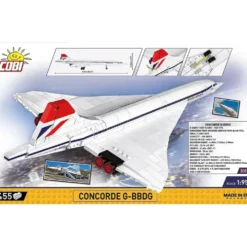 Concorde G-BBDG - British Airways - Byggklossar - 1917 - COBI - 1:95