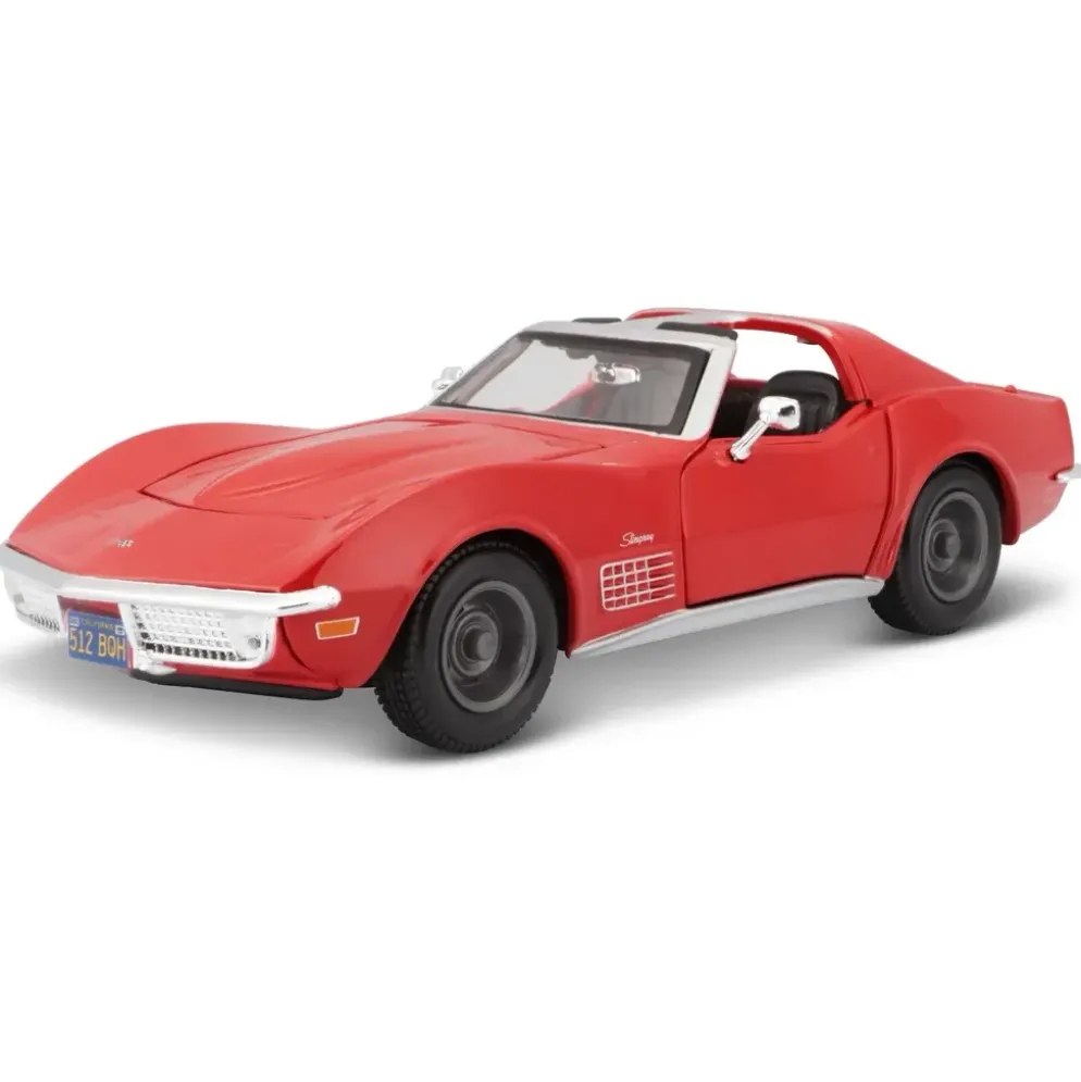 1970 Corvette - Chevrolet - Röd - Maisto - 1:24