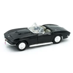 1967 Corvette - Chevrolet - Svart - Motormax - 1:24