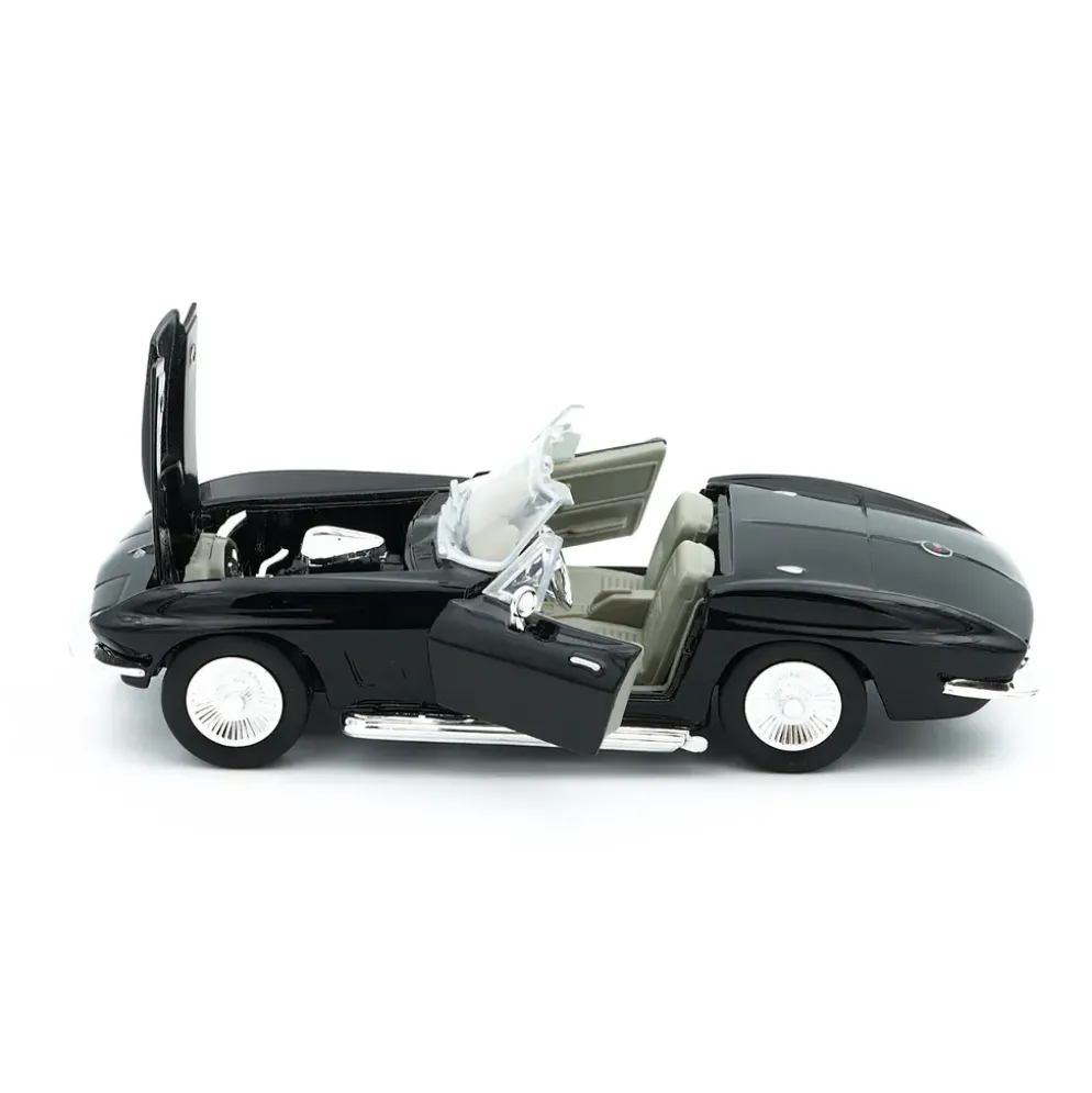 1967 Corvette - Chevrolet - Svart - Motormax - 1:24