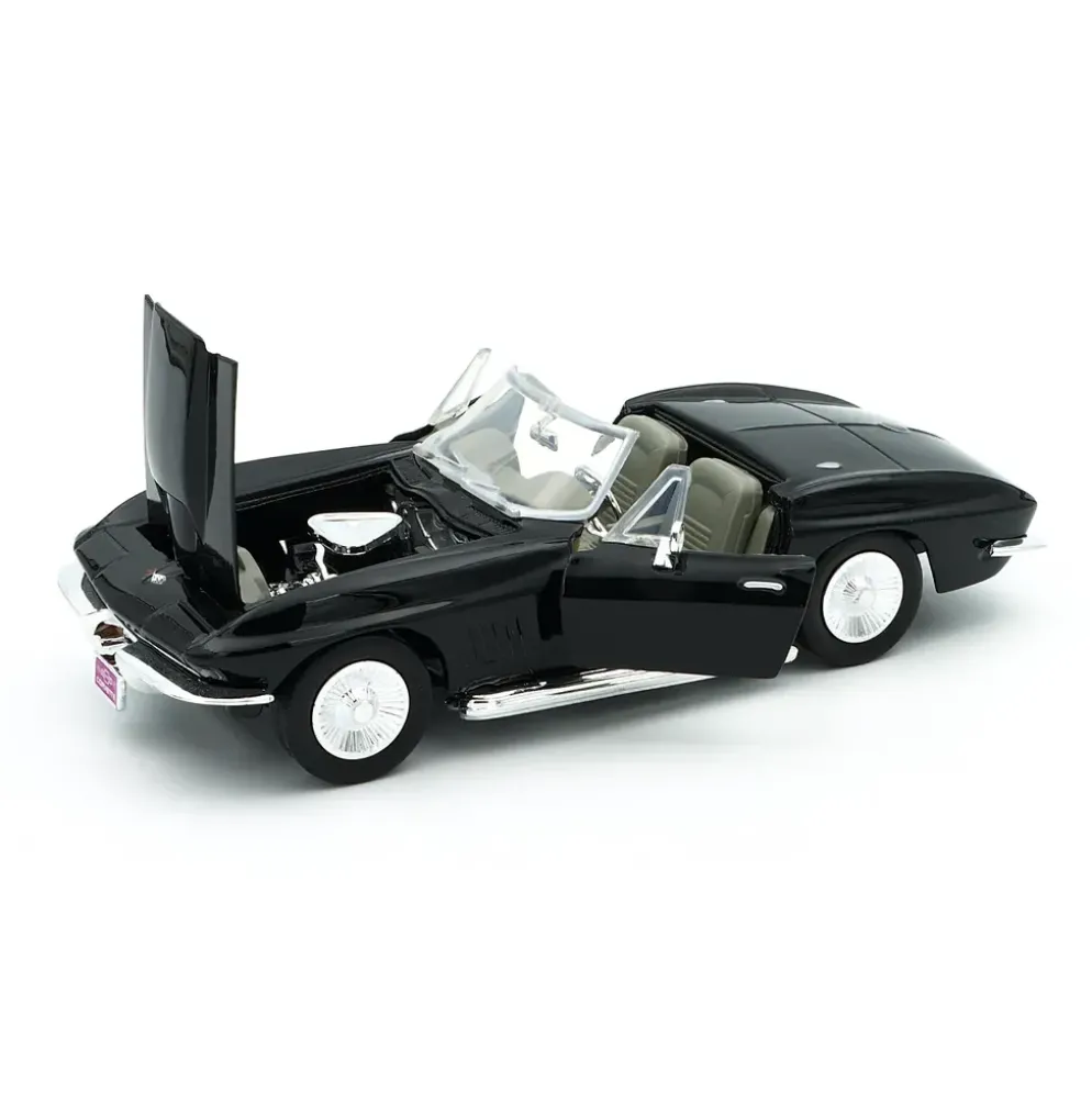 1967 Corvette - Chevrolet - Svart - Motormax - 1:24