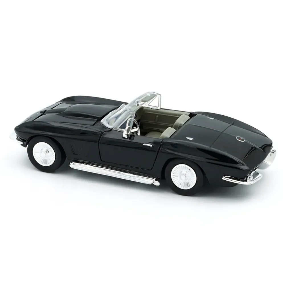 1967 Corvette - Chevrolet - Svart - Motormax - 1:24