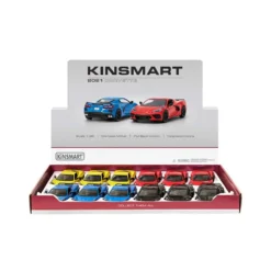 2021 Corvette - Kinsmart - 1:36 - Gul