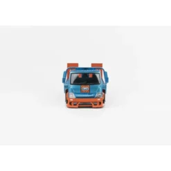 Custom Flatbed Tow Truck - Gulf - Micro Turbo - 1:64
