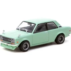 Datsun 510 - Ljusgrön - ROAD64 - Tarmac Works - 1:64