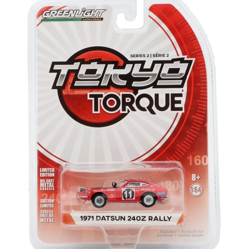 1971 Datsun 240Z Rally - Tokyo Torque - GreenLight - 1:64