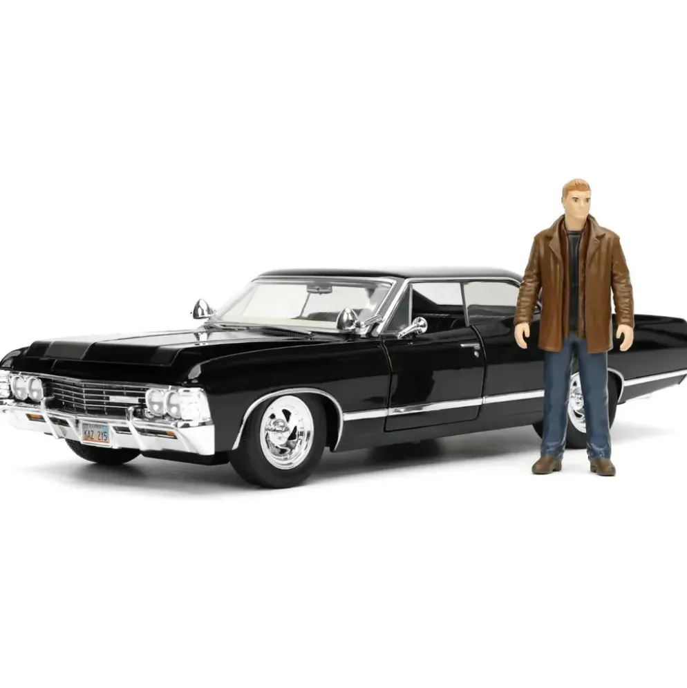 Dean Winchester & 1967 Chevrolet Impala SS - Supernatural - Jada - 1:24