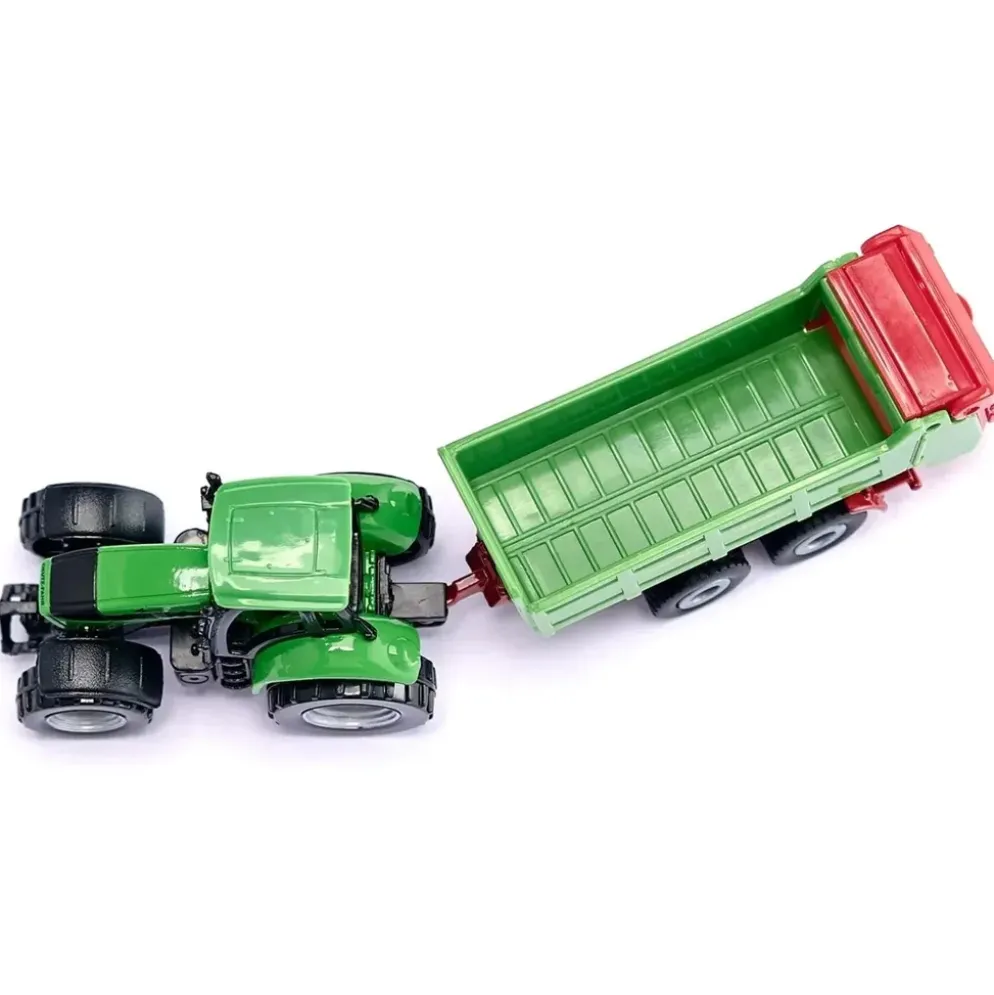 Deutz-Fahr Agrotron 260 med gödselspridare - Siku - 16 cm