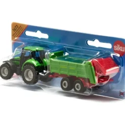 Deutz-Fahr Agrotron 260 med gödselspridare - Siku - 16 cm