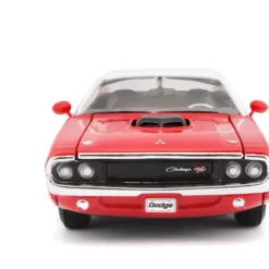 1970 Dodge Challenger R/T Coupe - Röd - Maisto - 1:24