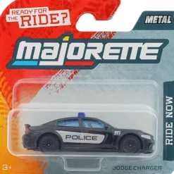 Dodge Charger - Polis - Svart - Street Cars - Majorette