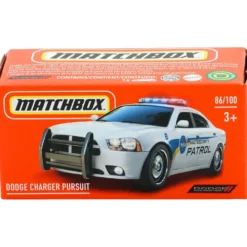 Dodge Charger Pursuit - Vit - Power Grab - Matchbox