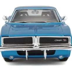 1969 Dodge Charger R/T - Blå - Maisto - 1:25