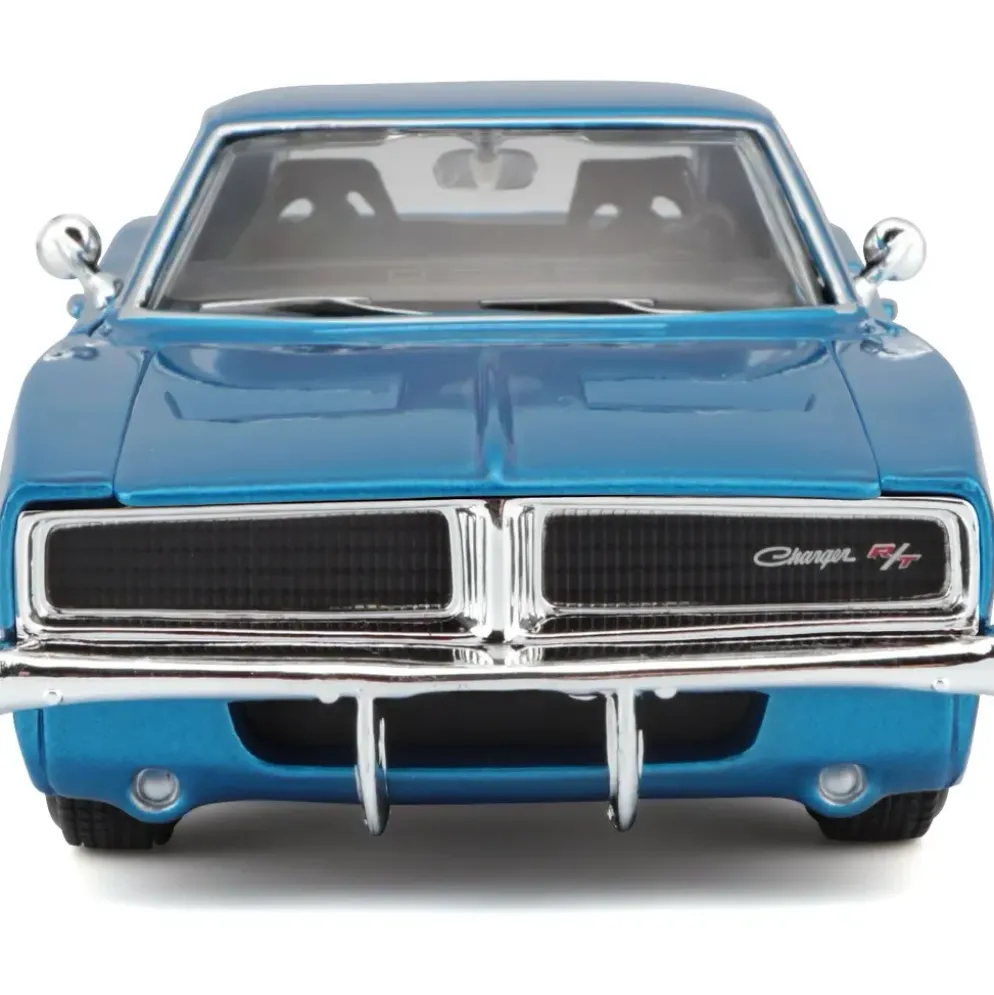 1969 Dodge Charger R/T - Blå - Maisto - 1:25