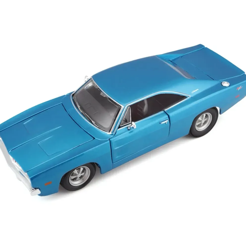 1969 Dodge Charger R/T - Blå - Maisto - 1:25