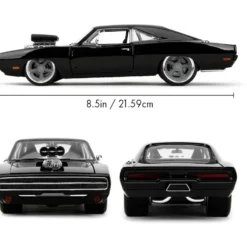 1970 Dodge Charger R/T - Fast & Furious Fast X - Svart - Jada - 1:24