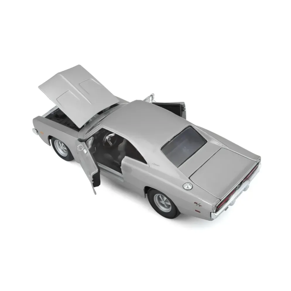 1969 Dodge Charger R/T - Silver - Maisto - 1:25