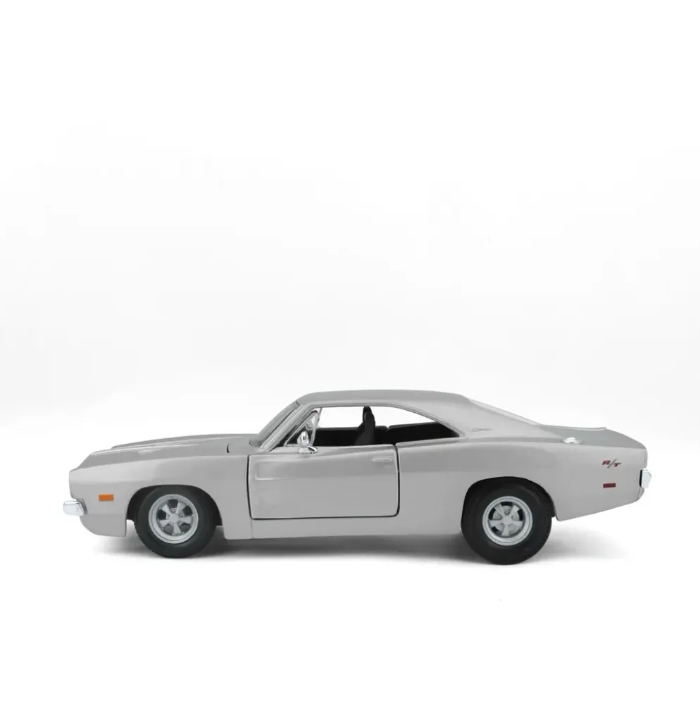 1969 Dodge Charger R/T - Silver - Maisto - 1:25