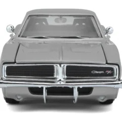 1969 Dodge Charger R/T - Silver - Maisto - 1:25