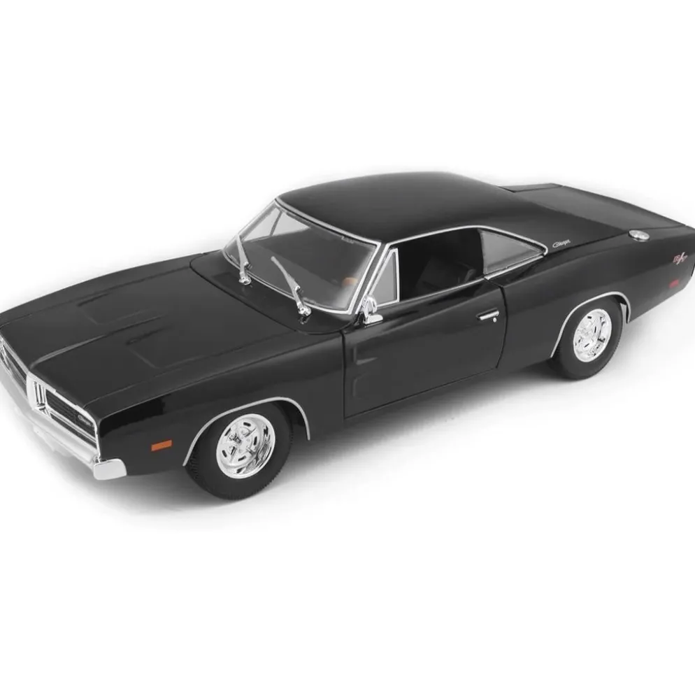 1969 Dodge Charger R/T - Svart - Maisto - 1:18