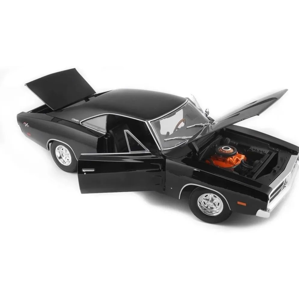 1969 Dodge Charger R/T - Svart - Maisto - 1:18