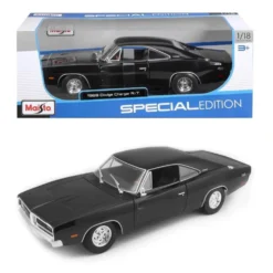 1969 Dodge Charger R/T - Svart - Maisto - 1:18