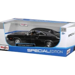 1969 Dodge Charger R/T - Svart - Maisto - 1:18