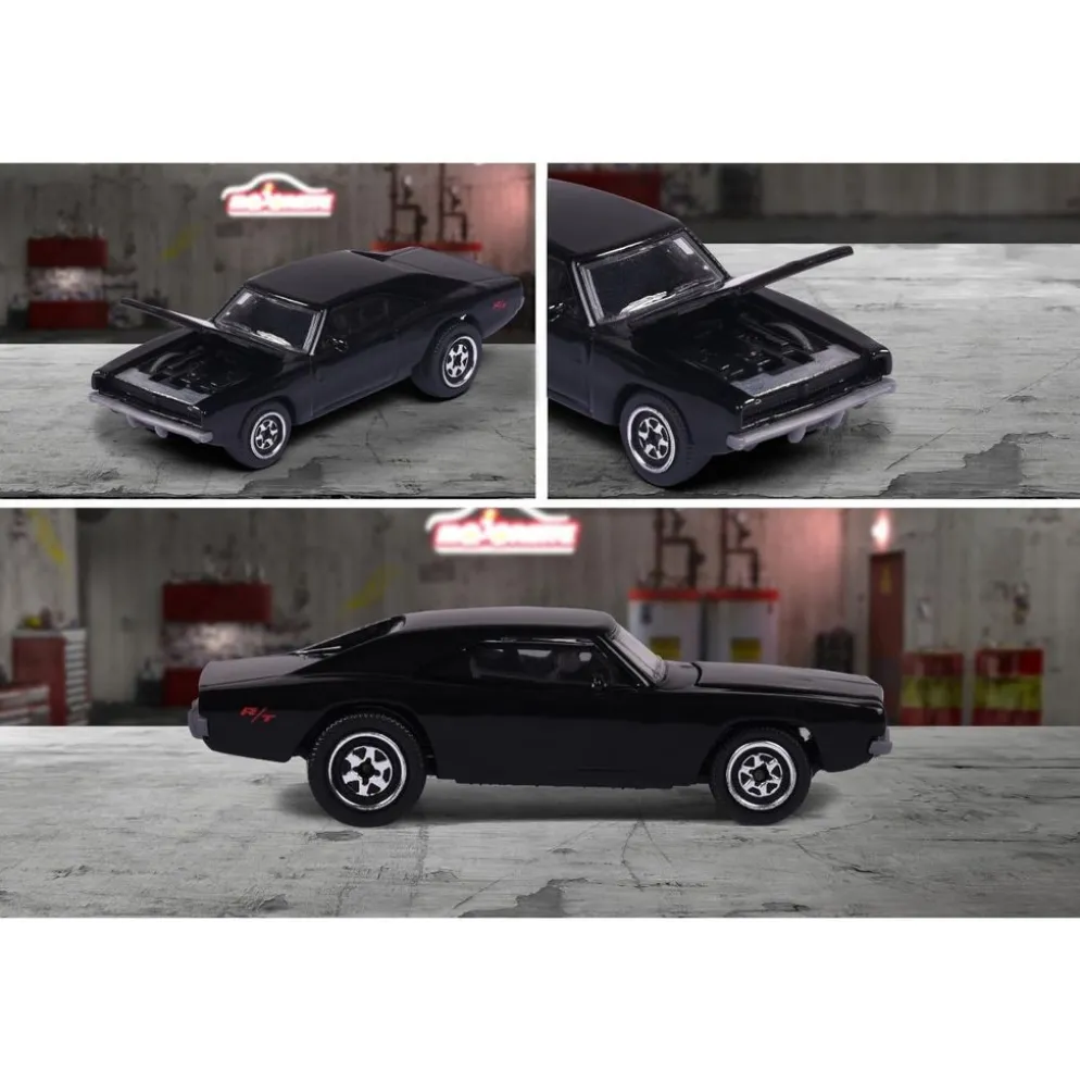 Dodge Charger R/T - Svart - Vintage - Majorette