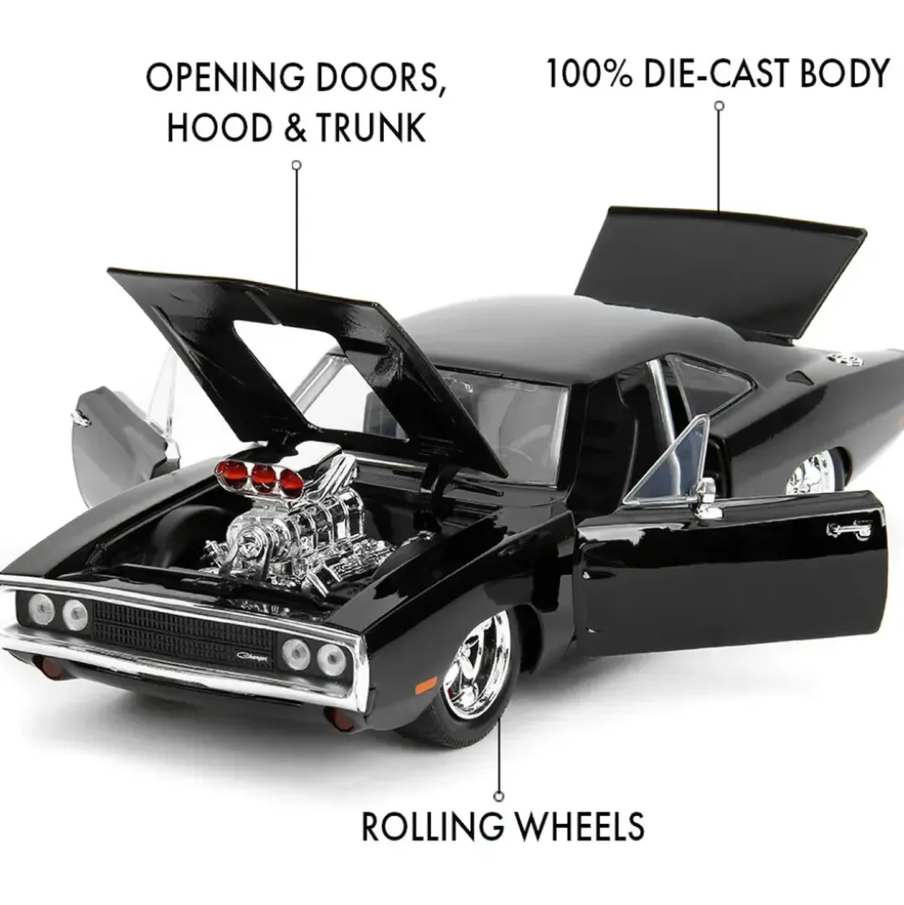 1970 Dodge Charger - Svart - Fast & Furious - Jada Toys