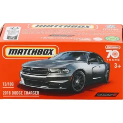 2018 Dodge Charger - Svart - Power Grab - Matchbox