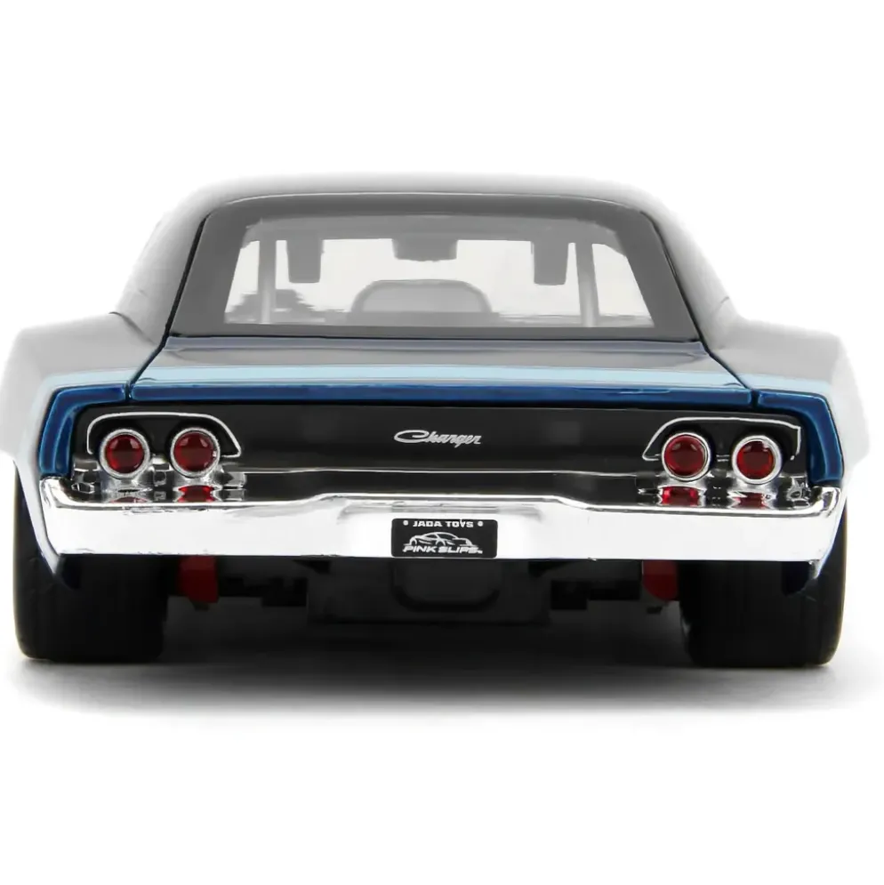 1968 Dodge Charger Widebody - Blå - Pink Slips - Jada - 1:24