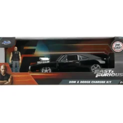 Dom & 1970 Dodge Charger R/T - Svart - Fast & Furious - Jada - 1:24