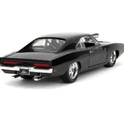 Dom & 1970 Dodge Charger R/T - Svart - Fast & Furious - Jada - 1:24