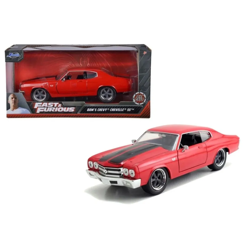 Dom's Chevy Chevelle SS - Röd - F&F - Jada Toys - 1:24