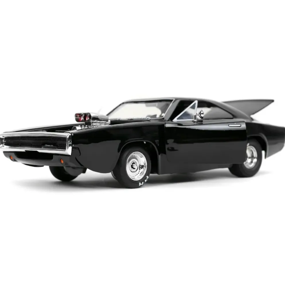 Dom's Dodge Charger 500 - Svart - 1968 - Fast & Furious - Jada - 1:24