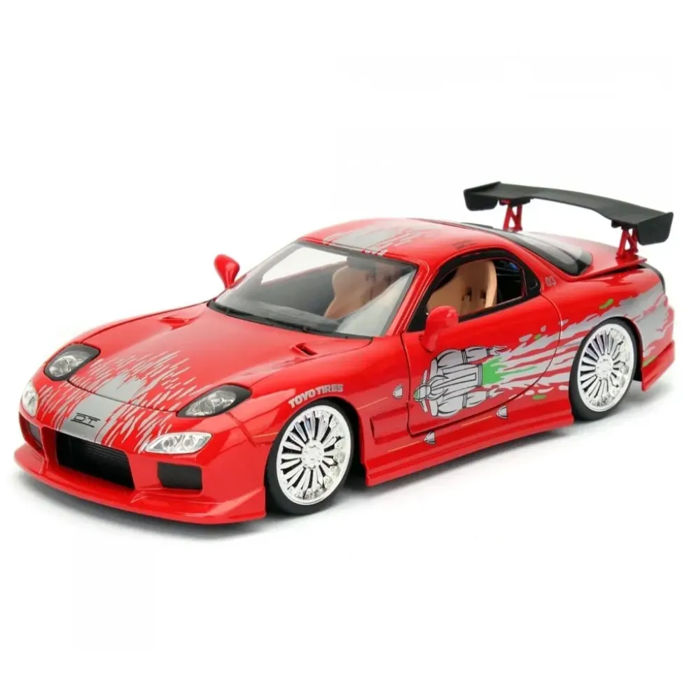 Dom's Mazda RX-7 - Röd - Fast & Furious - Jada Toys - 1:24