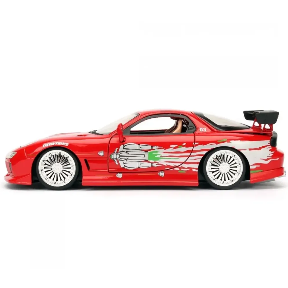 Dom's Mazda RX-7 - Röd - Fast & Furious - Jada Toys - 1:24