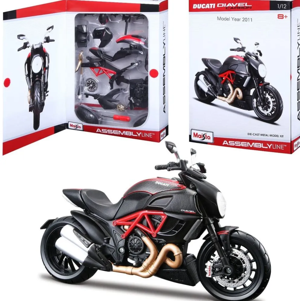 Ducati Diavel Carbon - 2011 - Assemby Line - Maisto - 1:12