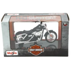 2006 Dyna Street Bob - Harley - Svart - Maisto - 1:18