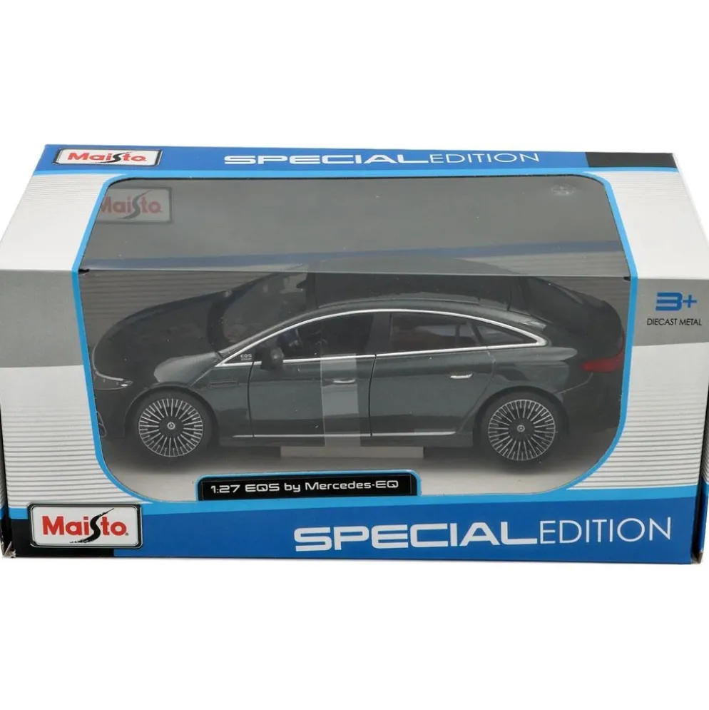 EQS by Mercedes-EQ - Mercedes-Benz EQS - Grå - Maisto - 1:27