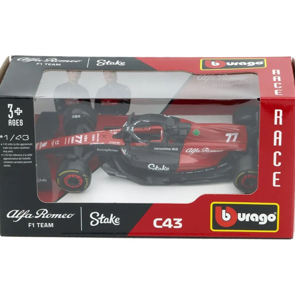 F1 - Alfa Romeo - C43 - #77 Valtteri Bottas - Bburago - 1:43