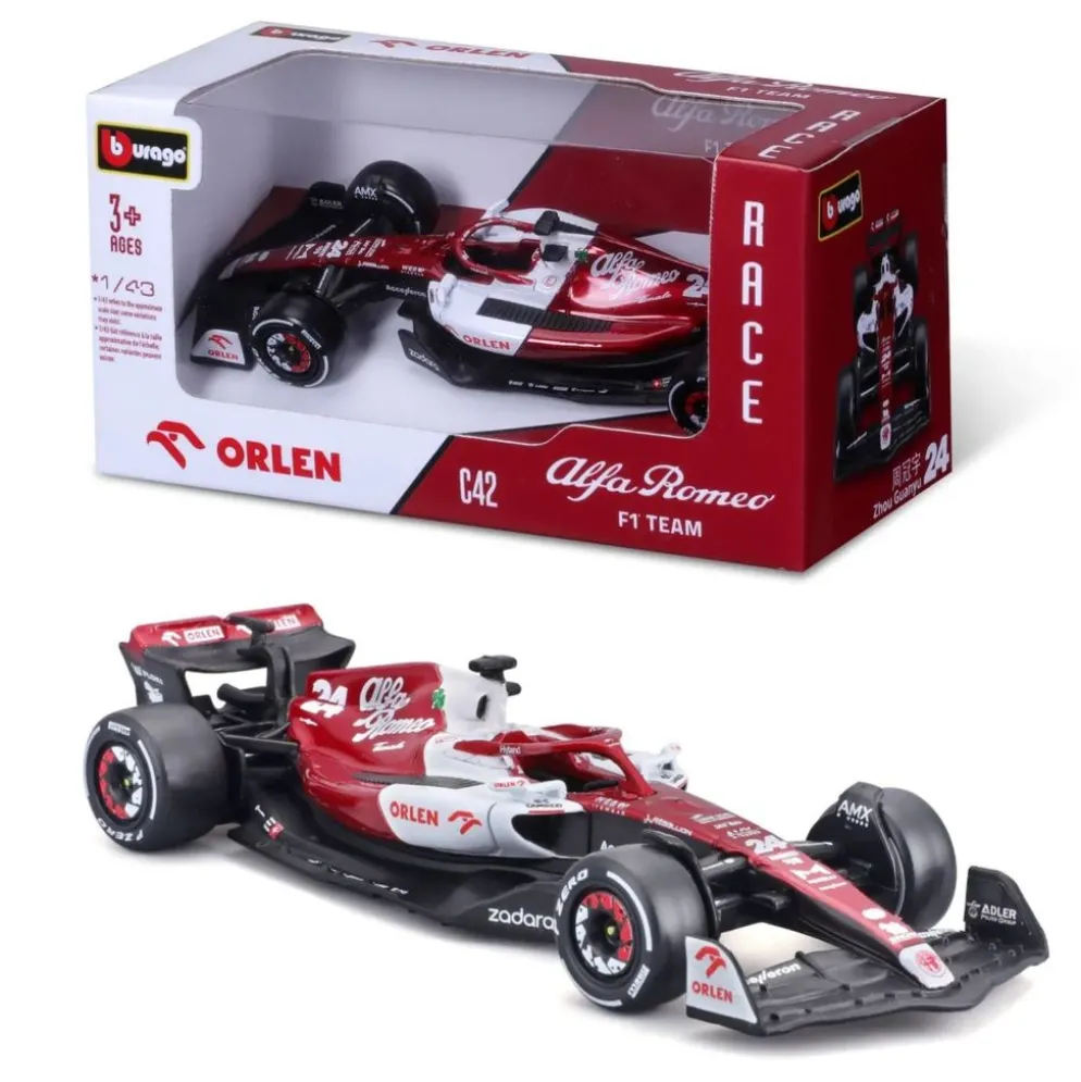 F1 - Alfa Romeo - C42 - Z Guanyu #24 - Bburago - 1:43