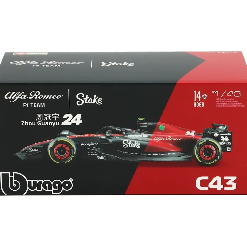 F1 - Alfa Romeo - C43 - #24 Zhou Guanyu - Bburago - 1:43