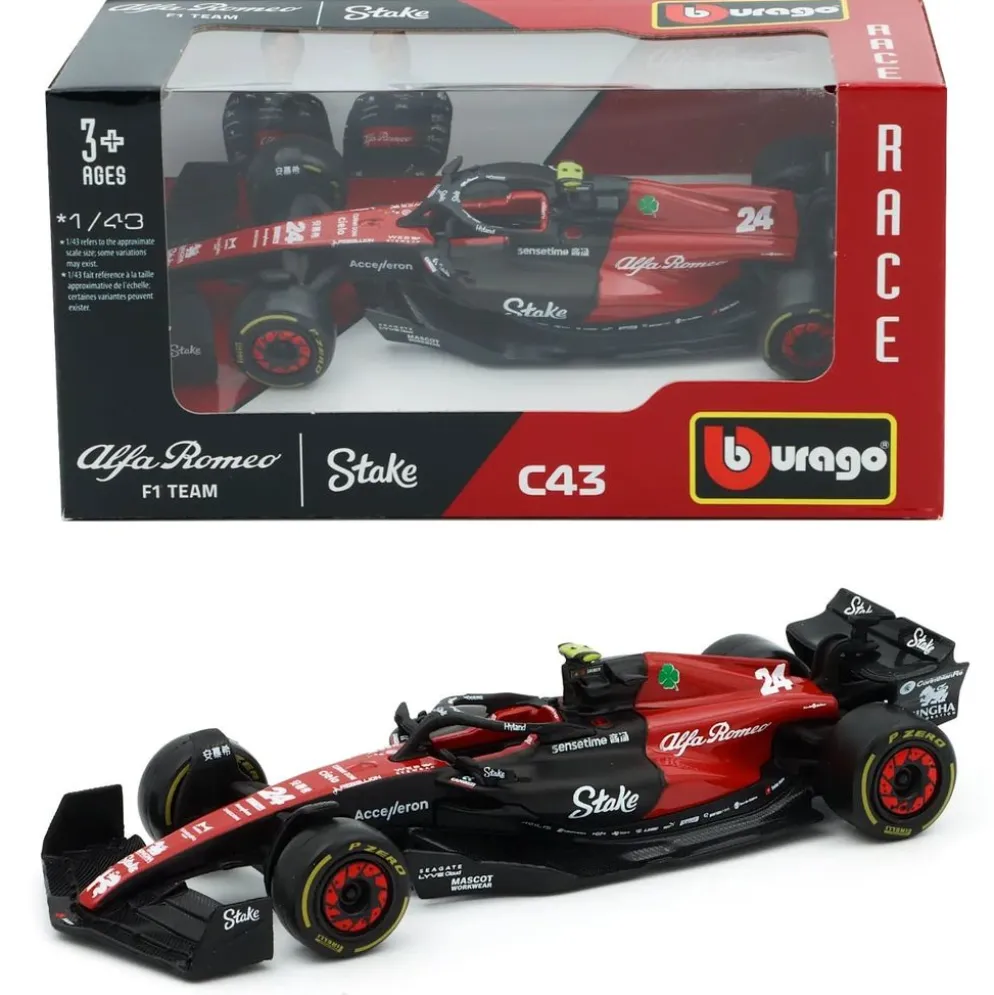 F1 - Alfa Romeo - C43 - #24 Zhou Guanyu - Bburago - 1:43