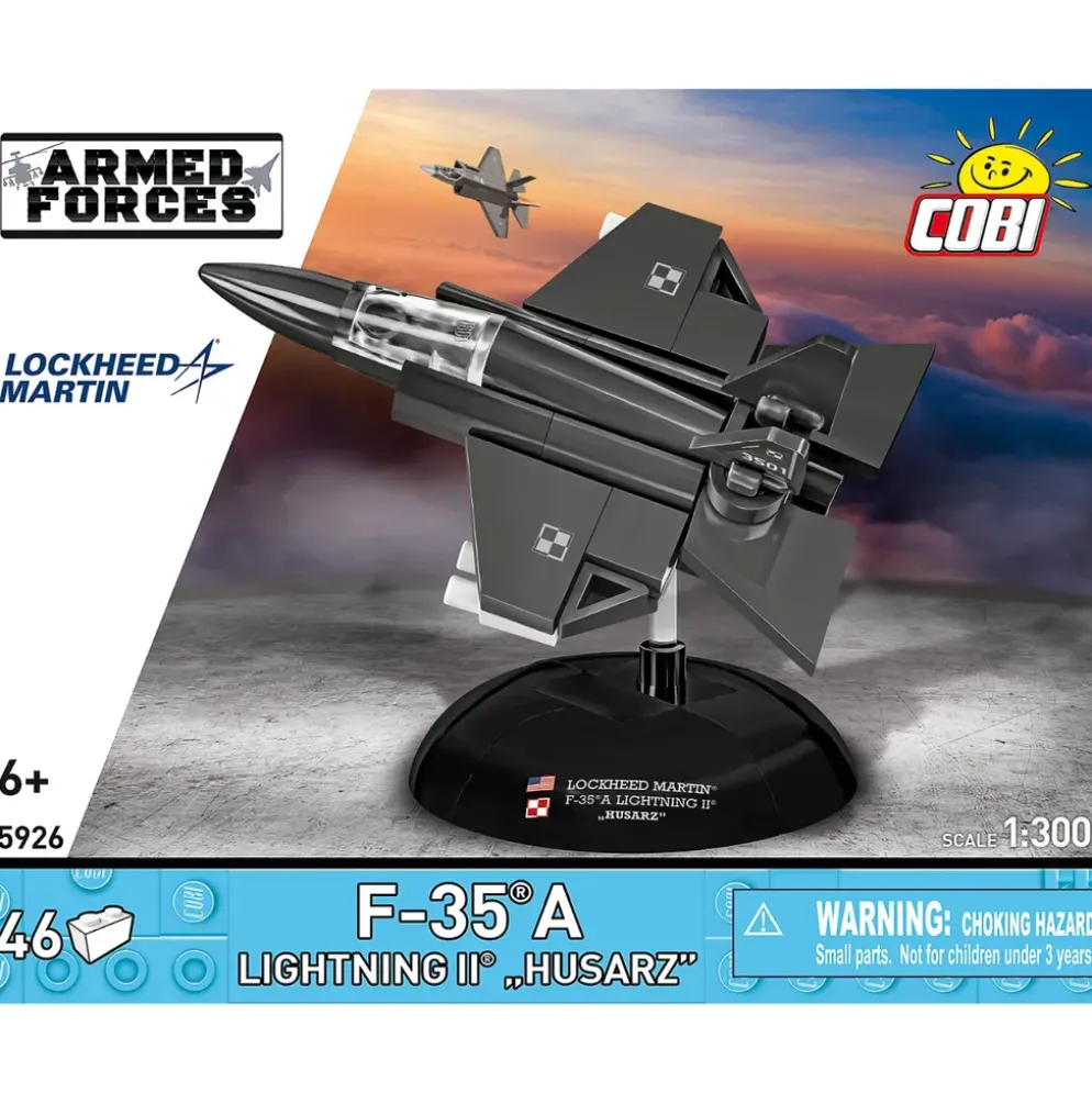 F-35A Lightning II "Husarz"- Klossbyggmodell - 5926 - COBI - 1:300