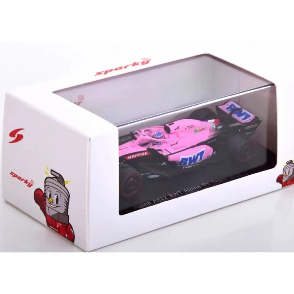 F1 - BWT Alpine - A522 - Fernando Alonso #14 - Spark - 1:64